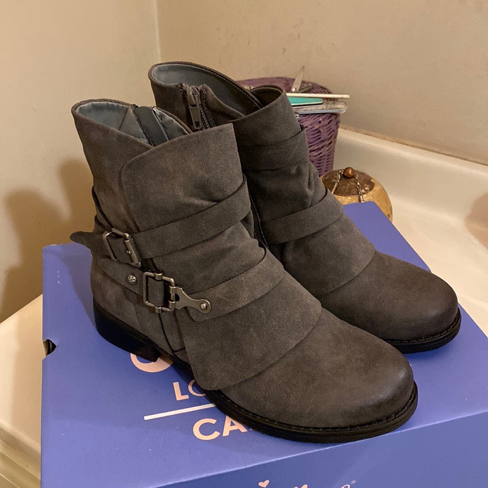 Jellypop Charcoal Distressed Decades Bootie’s